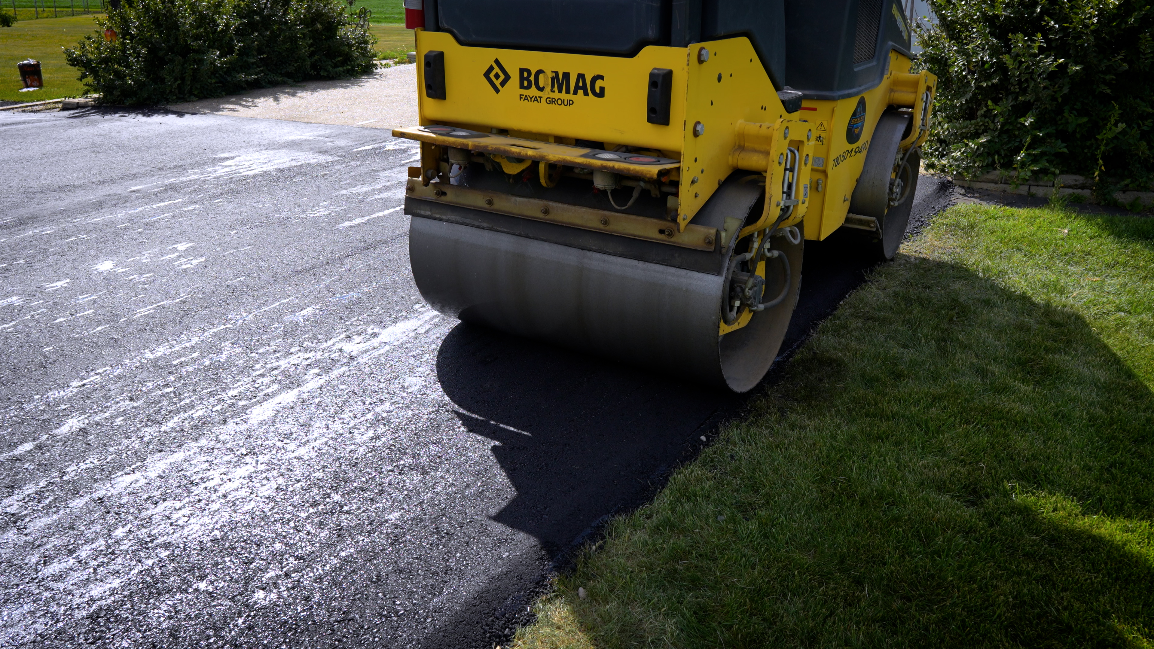 Asphalt work in Grande Prairie area